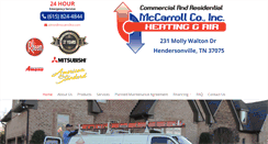 Desktop Screenshot of mccarrollco.com